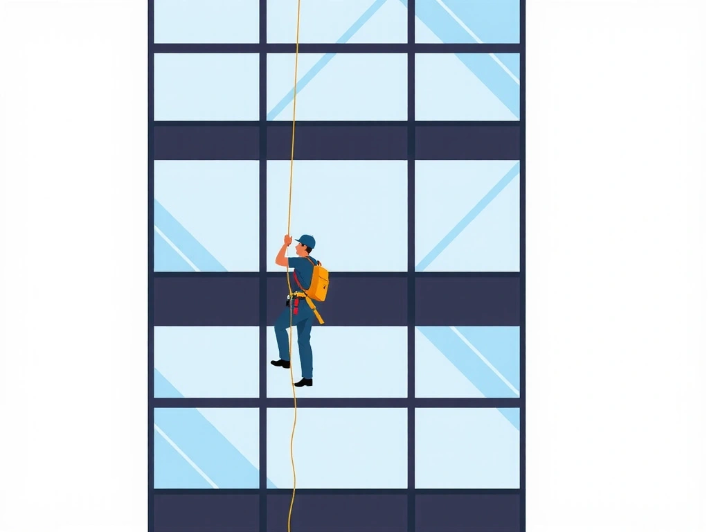 Professional window cleaning service