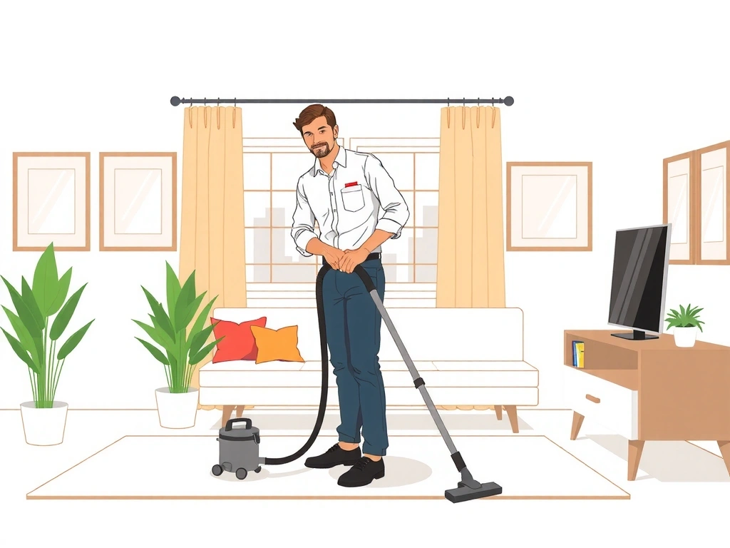 Residential house cleaning service